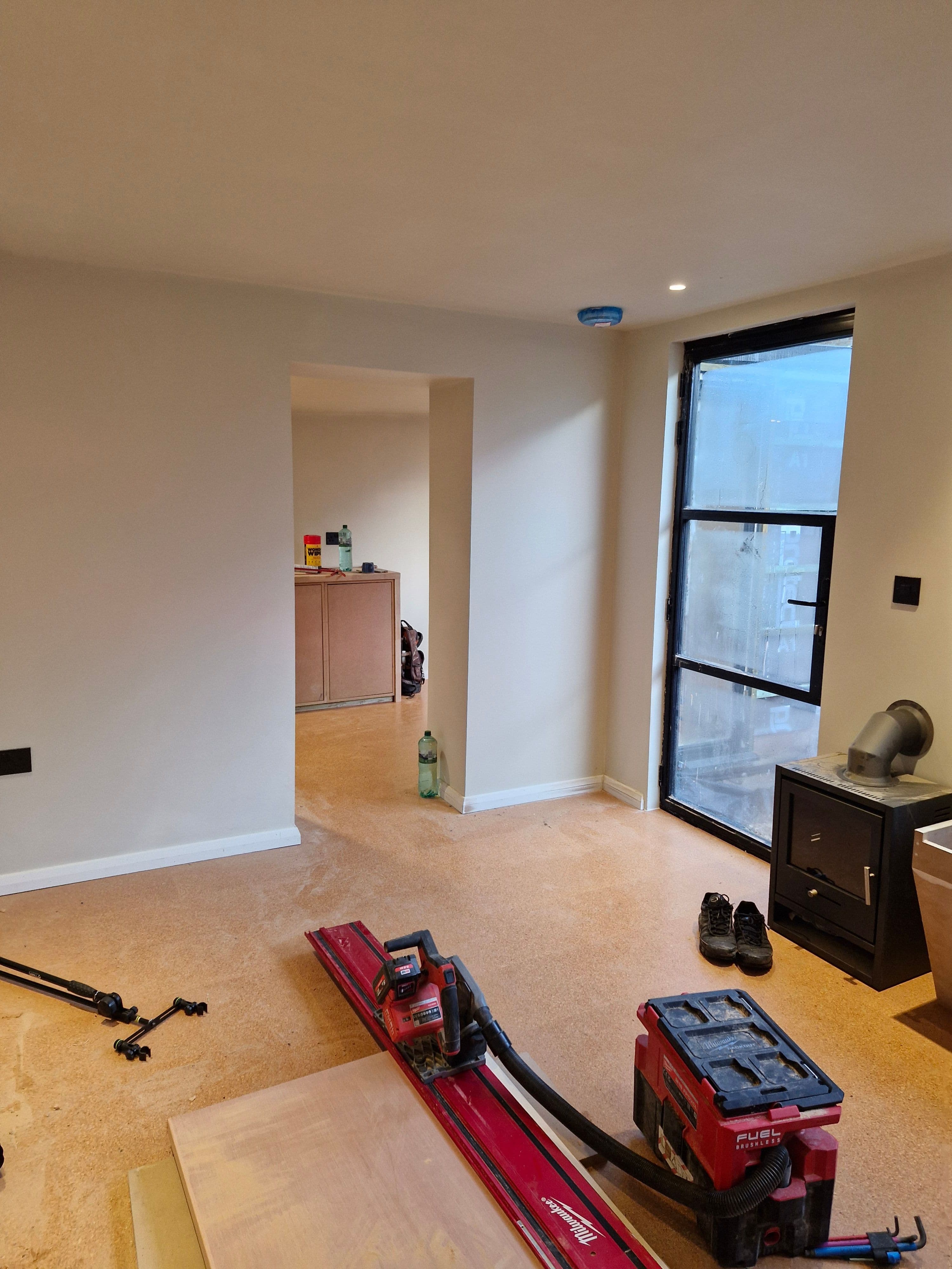 Built-in shelving and storage